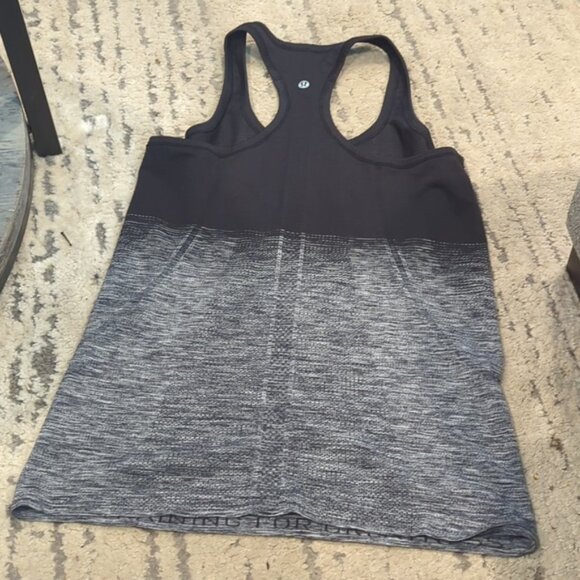Lululemon Swiftly Tech Racerback Black / White / Black - Picture 6 of 8
